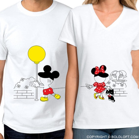 mickey minnie couple shirts