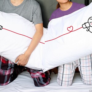 Discover BoldLoft Say I Love You Couple Pillowcases – Sweet Romantic Decor for Boyfriend, Girlfriend, Husband, and Wife.