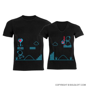 Discover the playful charm of BoldLoft Key to My Heart couple shirts designed for him and her. A fantastic choice for the gamer boyfriend, these fun couple shirts are perfect for expressing love on Valentine's Day, anniversary, and birthday.