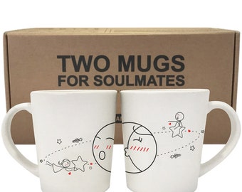 Couples Mug Set Valentines Gift for Him Couples Gift Him and Her Gifts Boyfriend Gift Husband Gift Girlfriend Gift Wife Gift BoldLoft Mugs