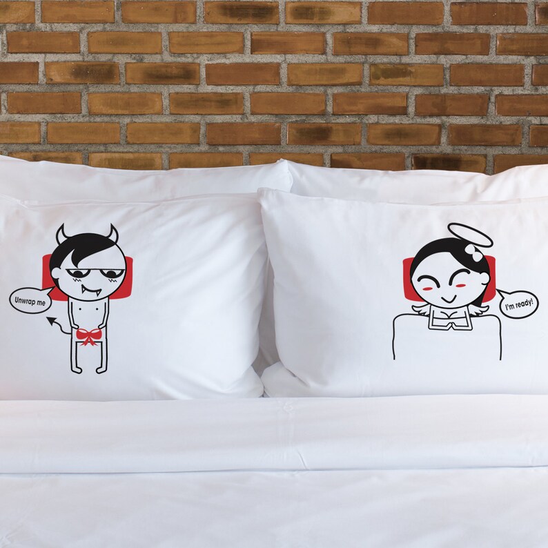 Naughty Gag Gift Naughty Pillowcases Gag Gifts Adult Gag Gift Funny Gift for Him for Her Funny Gifts for Couples Novelty Gift
