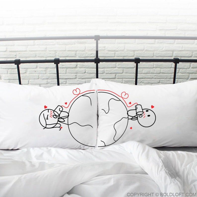 Long Distance Relationship Pillow CoversLong Distance Etsy