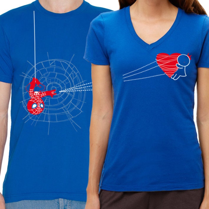 Introducir 92+ imagen spiderman couple shirt