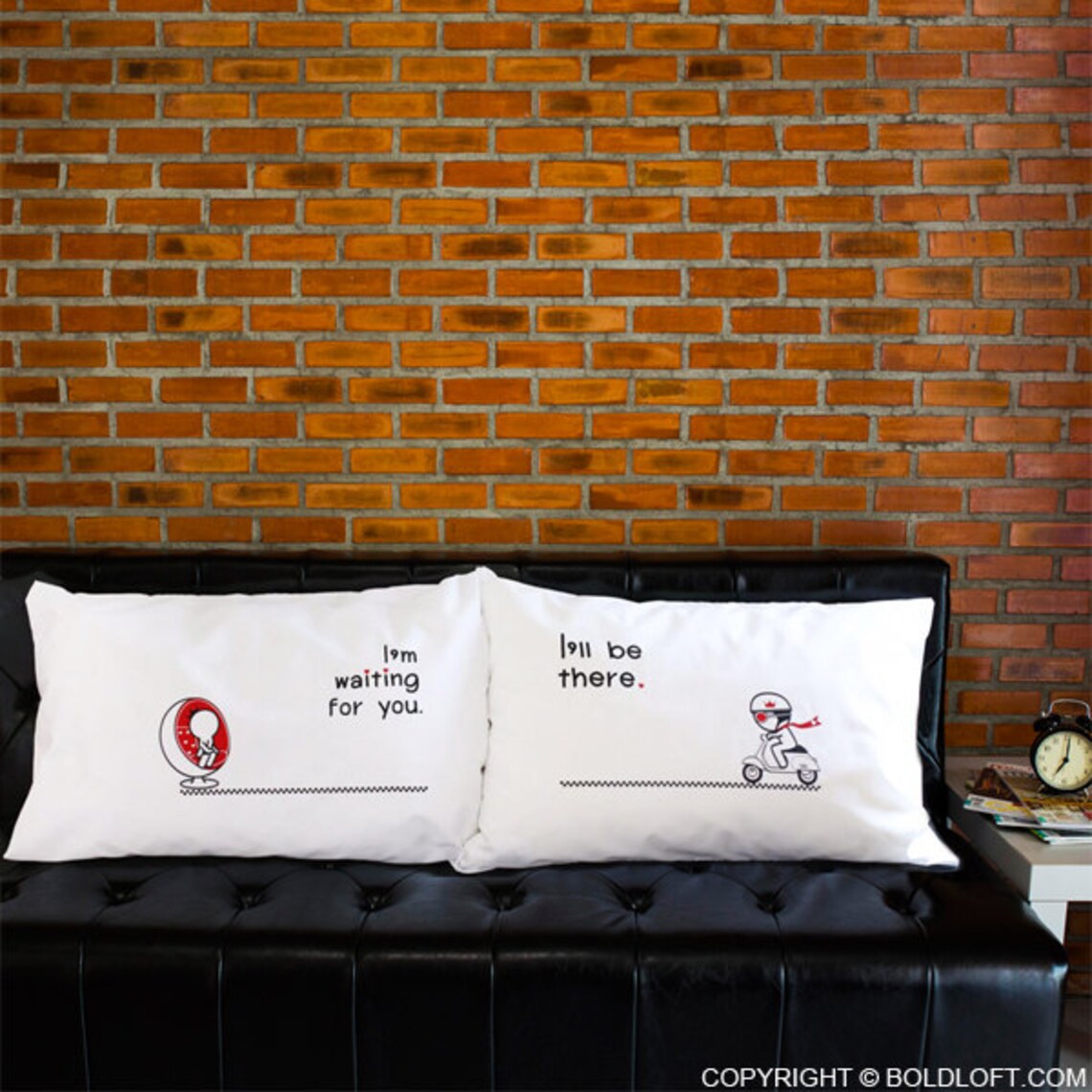 Long Distance Relationship Pillow CoversBoldLoft Love is on Etsy