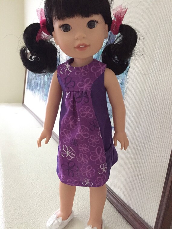 american girl purple dress