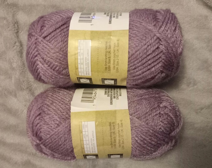 yarn rose polyester two skeins brand new