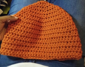 Carrot orange Beanie - One Size Fits Most