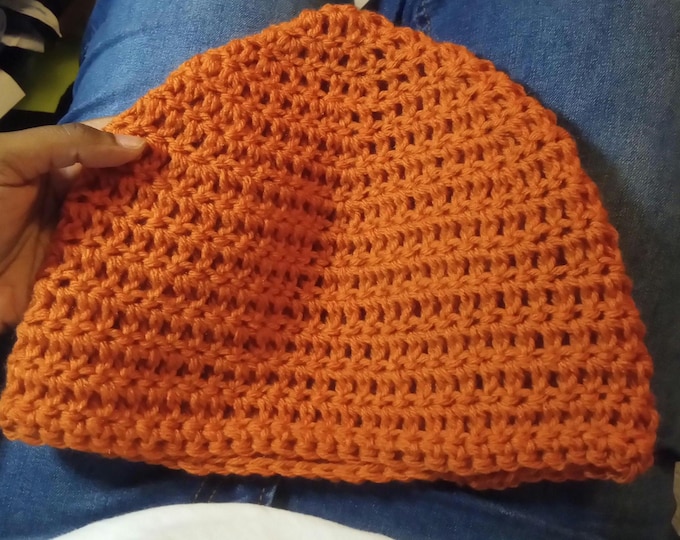 Carrot orange Beanie - One Size Fits Most