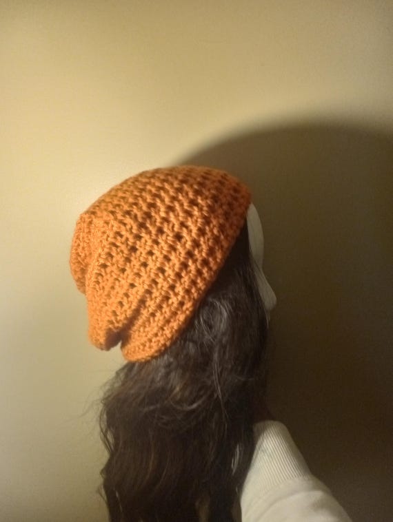 Acrylic Orange Beanie Hat - Etsy Israel