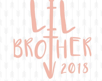 Lil Brother SVG, DXF, PNG