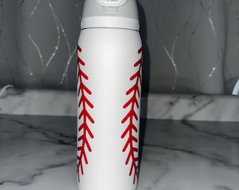 Authentic 24oz, 32oz, & 40oz Baseball Owala FreeSip Water Bottle