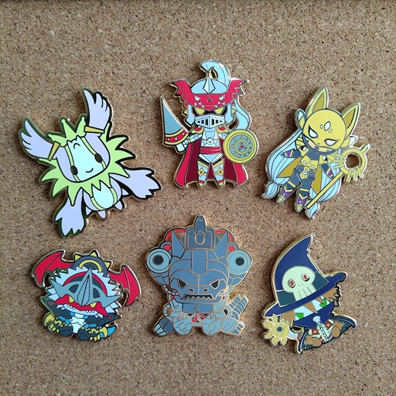 Digimon Enamel Pins - Etsy
