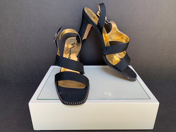 nina black sandals