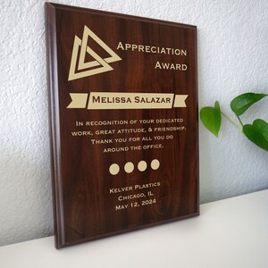 Secretary Thank you Gift | Secretary Appreciation Gift  | Administrative Assistant Recognition Award  | Administrative Professionals Day