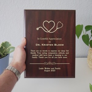 OBGYN Thank You Gift | Ob/gyn Obstetrician Appreciation Plaque ...