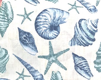 Outdoor Shell Patio Pillow Cover Decorative Toss Accent Throw Pillow Nautical beach