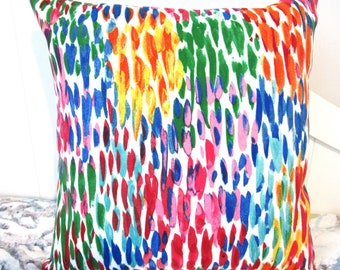 Abstract Outdoor Pillow Cover: Spring Patio Decor
