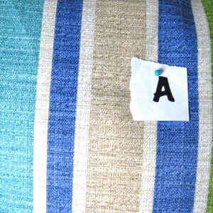 Stripe Outdoor Pillow Cover: Lime Green, Blue, Turquoise