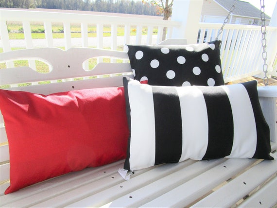 Christmas Outdoor Pillow Cover Holiday Patio Porch Decorative Etsy