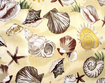 Seashell Outdoor Pillow Cover: Coastal Patio Decor