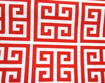 Orange Geometric Outdoor Pillow Cover: Fall Thanksgiving Decor