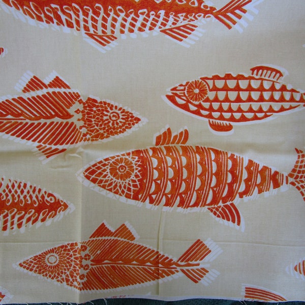 Clearance Fish OUTDOOR Pillow Cover Orange Decorative Accent Throw TOSS Pillow Assorted Fish Beach Orange Tan