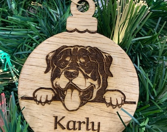 Rottweiler Ornament Etsy