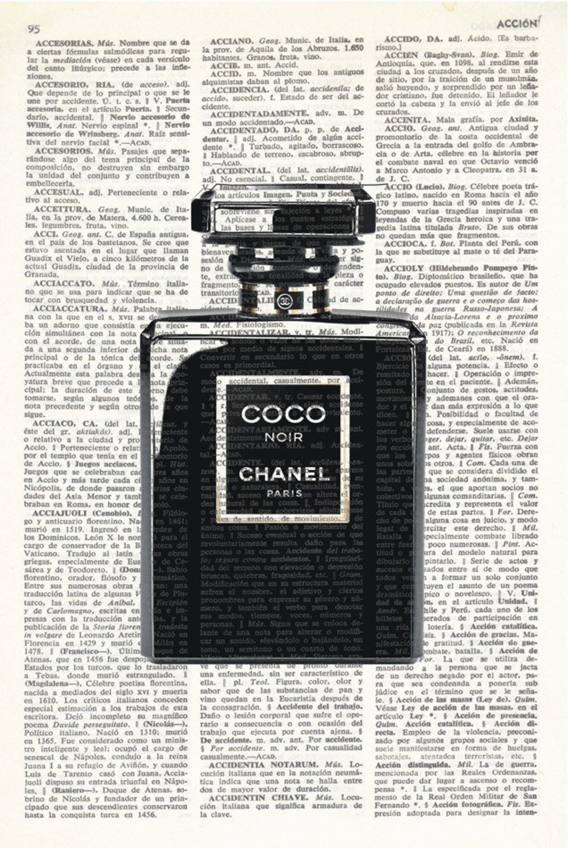 Wall Art Home Decor DICTIONARY Art PRINT Set GLAMOUR Etsy