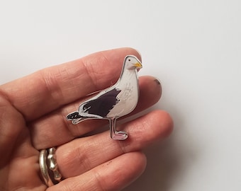 Broche mouette