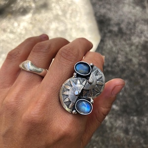 Sterling Silver Moonstone Ring