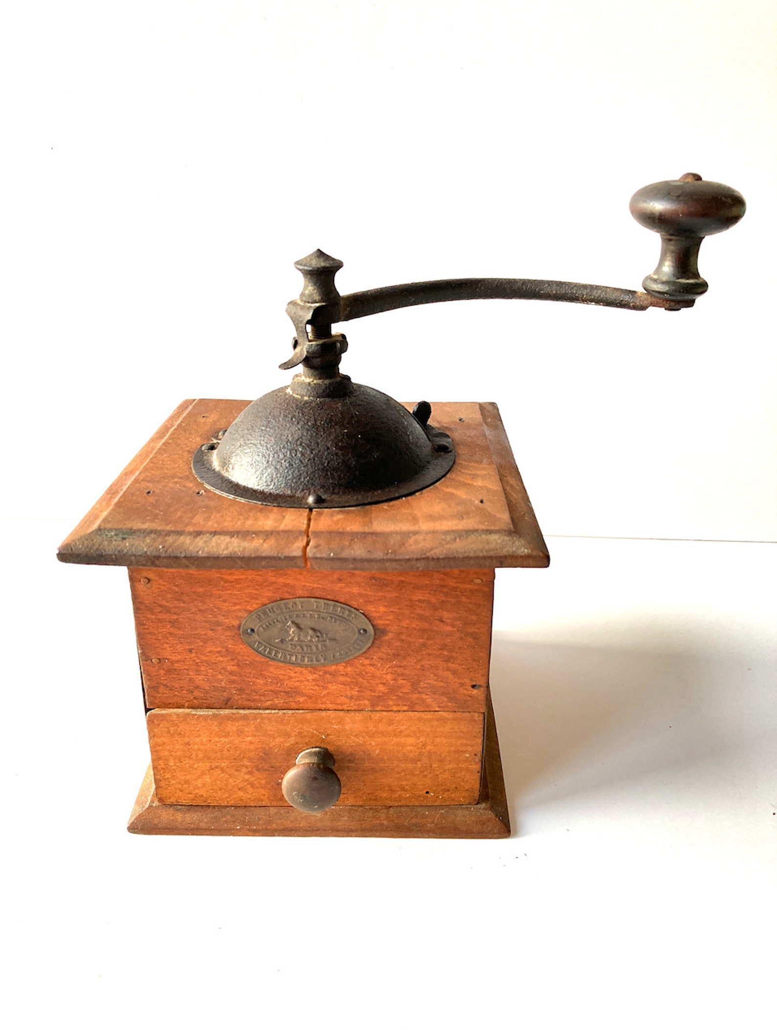 Coffee Grinder Vintage Item From Famous French Automobile Brand Make