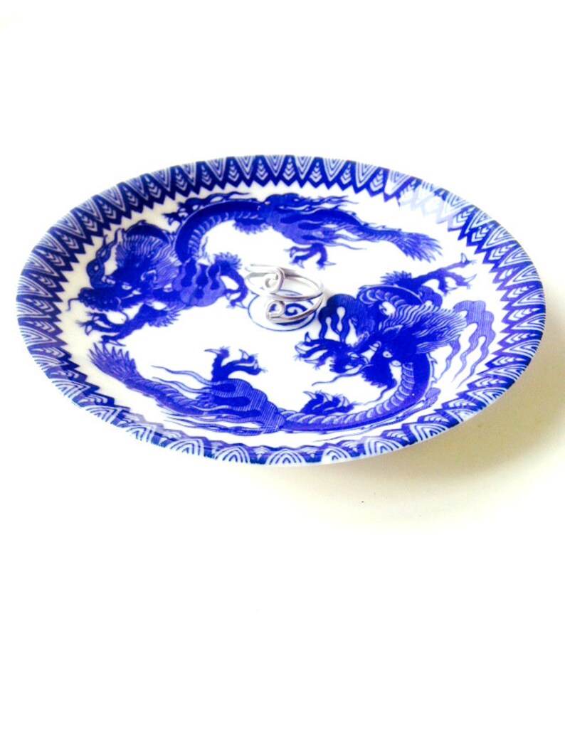 SophieLDesign made in Japan vintage Ring dishes Set of two very fine porcelain ring dishes