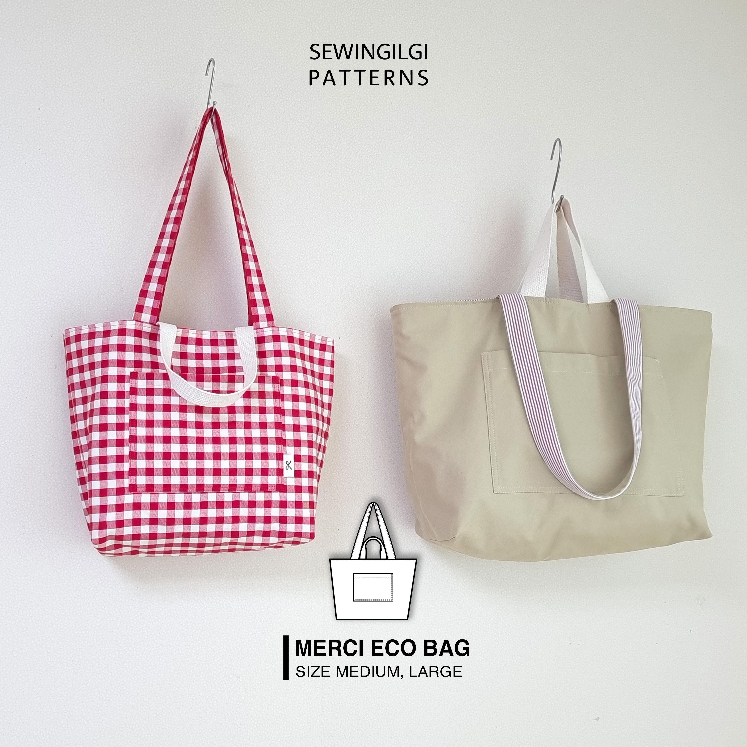 Merci Pattern Merci Reversible Eco Bag Pattern - Etsy