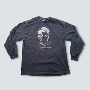 Vintage tshirt Amilcar Cabral long sleeve t-shirt 1990s