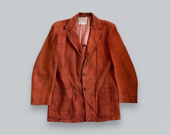 1950s Mcgregor Sherling Suede Jacket - Medium - Etsy