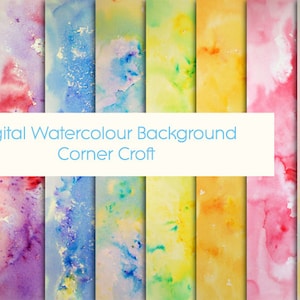 Watercolour paint splatter patterns background abstract art digital download for greeting cards wall decor