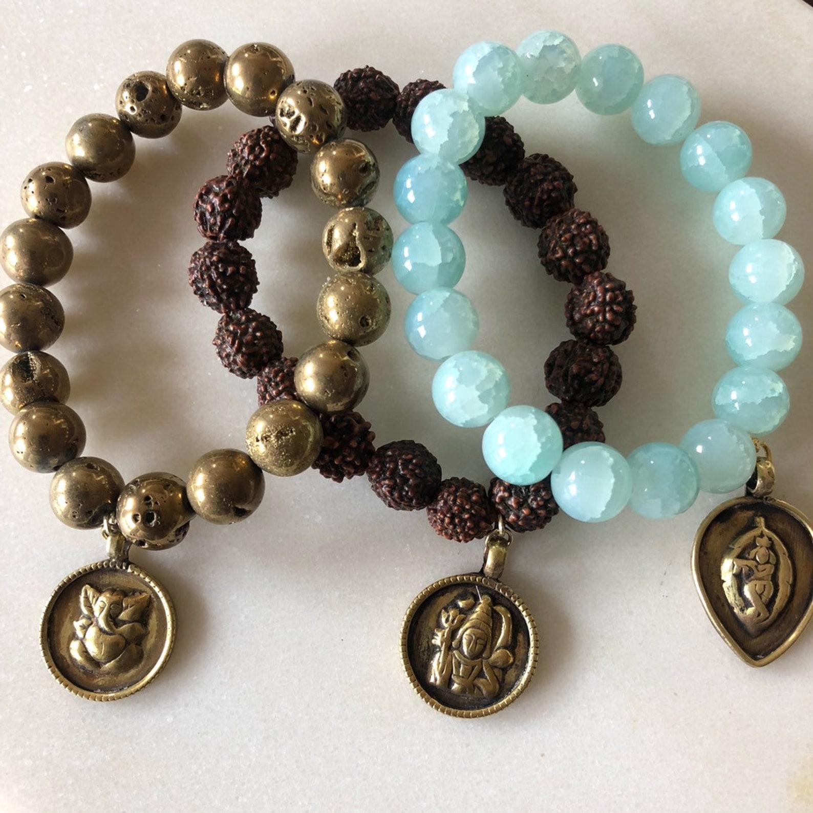 Hindu Charm Bracelet Ganesh/Shiva/Krishna Etsy