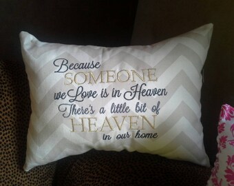 Memorial grief pillow Memory pillow Memorial grief pillow Memory pillow