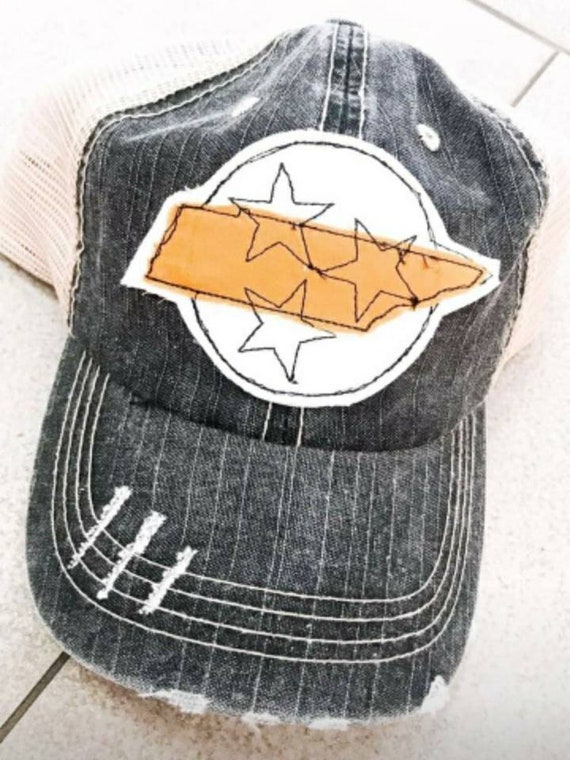 Hat Distressed Trucker Hat TN Vols Hat 