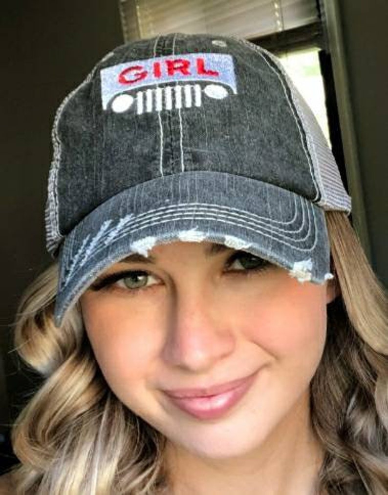 Jeep hat Jeep gift distressed trucker hat 4x4, Jeep trucker hat Jeep girl Jeep trucker hat