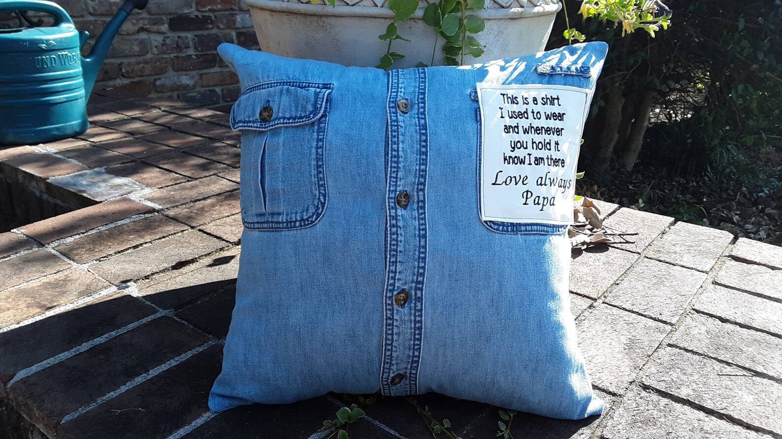 Memorial Grief Pillow Memory Pillow Memorial Pillow Made Etsy