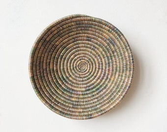 African Basket- Bwisige // Rwanda Basket // Woven Basket // Sisal & Sweetgrass // Blue, Green, Blush Pink, Golden Yellow, Tan