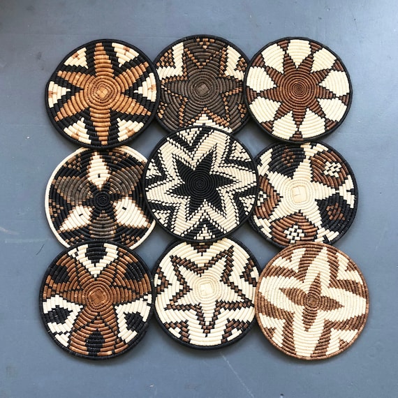 Zulu Trivet/ African Woven Hot Plate // Basket from South Africa (Assorted)