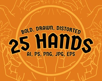 25 digitale Hände