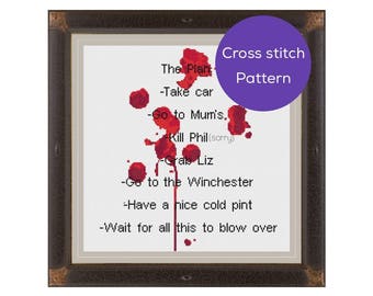 The Plan Cross Stitch Pattern