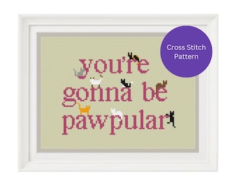 Pawpular-kruissteekpatroon