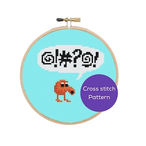 Qbert Cross Stitch Pattern