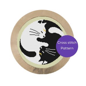 Luna & Artemis Cross Stitch Pattern