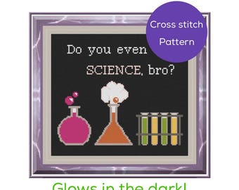 Do You Even Science Bro? Cross Stitch Pattern
