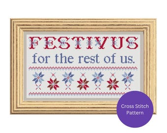 Festivus-kruissteekpatroon